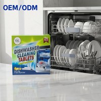 Tabletler Özelleştirin OEM Ev Tipi Deterjan Yağ Lekelerini Çıkaran Bulaşık Makinesi Deterjanı