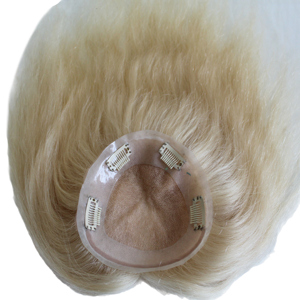Venta al por mayor 100% tupé de cabello humano para las mujeres atadas a mano cruda vietnamita virgen pelo suave y cómodo - Product Image 3