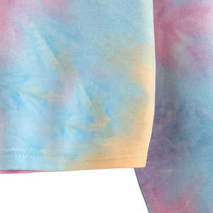 Sudadera con capucha corta multicolor de alta calidad para mujer, hecha a medida para la temporada de invierno, tela de punto estampada, precio de venta completo - Product Image 3