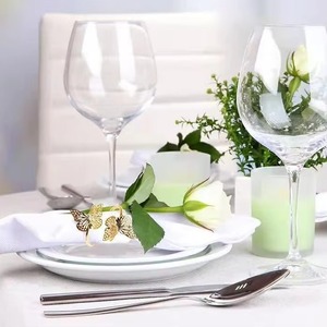 Porte-serviette unique en forme de papillon pour table de luxe, fêtes de mariage, hôtel, salle à manger, design artistique indien - Product Image 5