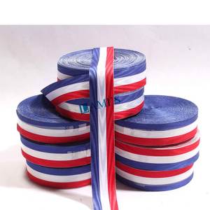 Ruban de moirs en gros-grain OEM, rayures classiques personnalisées, rubans de médaille, récompenses et décoration - Product Image 3