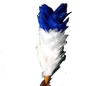 เครื่องแบบนโปเลียนขนนกสีขาว5นิ้วสีน้ำเงิน - Product Image 5