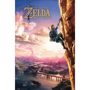 Modern Style the Legend of Zelda Breath of the Wild Set of 3 Wall <b>Poster</b> Paper Material - Product Image 3