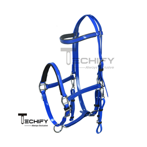 Bride PVC réglable plusieurs tailles disponibles licou de cheval pour les courses de chevaux disponibles au prix de gros - Product Image 2