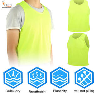 Custom Soccer Training Vests <b>Men</b> Soccer Training Mesh Jersey <b>Bib</b> Vest Factory Wholesale Soccer Vests - Product Image 3