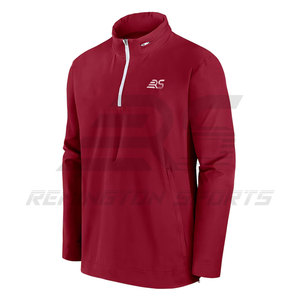 Vente en gros de nouvelle veste à glissière mode d'hiver avec logo personnalisé veste à demi-fermeture éclair à manches longues à séchage rapide - Product Image 3