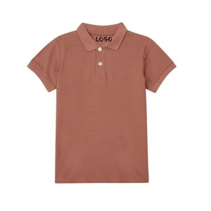 Diseño personalizado Logo Slim Fit Kid Polo con cuello redondo 100% algodón al por mayor bordado estilo Casual poliéster colorido - Product Image 4
