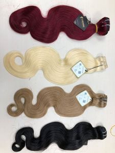 100% mechones de cabello humano virgen sin procesar virgen cutícula alineada tejido de cabello peruano - Product Image 4