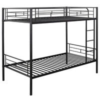 Lit superposé en métal moderne et durable avec sécurité et confort pour appartement, chambre et villa à prix abordable