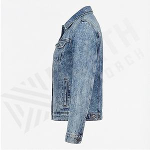 Veste en jean en coton respirant pour femmes, sur mesure, de qualité en gros, tendance de la mode d'hiver, vêtements décontractés, couleur personnalisée - Product Image 3
