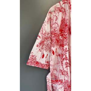 Robe Kimono en Coton à Imprimé Floral, Sans Col, Élégante, Taille Unique, pour Club, Loisirs, Robe d'Été Sexy - Product Image 2