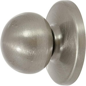 Bouton de porte boule ronde en acier inoxydable de qualité supérieure avec rosette poignée de porte de passage fixe moderne pour portes en bois intérieures et extérieures - Product Image 4
