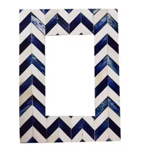<b>Mother</b> <b>of</b> <b>Pearl</b> Inlay <b>Photo</b> <b>Frame</b> Natural Crafts Picture <b>Frame</b> with MOP Bone Inlay for Home Decoration - Product Image 4