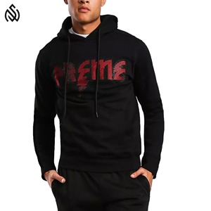 Sweats à capuche avec strass au design personnalisé haute qualité, confortable, respirant meilleur prix pulls à capuche avec strass - Product Image 1