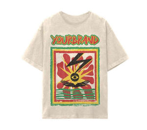 Ensemble T-shirt et short de survêtement pour homme, personnalisable, grande taille, 100% coton épais, délavé à l'acide, coupe oversize, collection été - Product Image 4