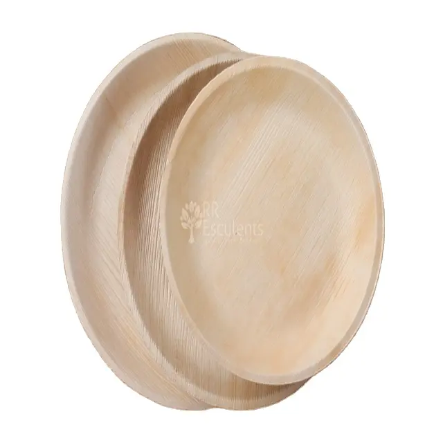 Palm Leaf Plates Bowls 3 Compartment Areca Nut Plates Biodegradable Palm Leaf Plates And Bowls