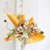 Papier artisanal le plus vendu, vente directe d'usine, papier épais 100% pur, rouleau de papier d'emballage pour fleurs