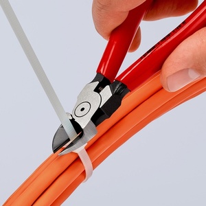คีมตัดด้านข้างหัวตรงขัดเงา KNIPEX 140 มม. สำหรับพลาสติกเคลือบพลาสติก - Product Image 4