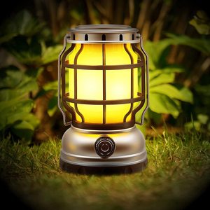 Lanterne solaire de Camping, lanterne d'extérieur étanche et Rechargeable, lampes suspendues LED pour Camping, lumière de flamme vacillante - Product Image 6