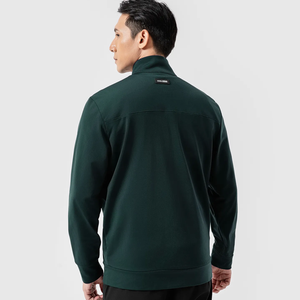 Chaqueta con cremallera y cuello alto de estilo formal para hombre con servicio OEM disponible - Product Image 2