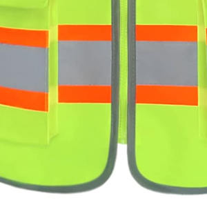 Chaleco reflectante con certificación CE Night Hi Vis Yellow Security Ropa de seguridad laboral Ropa DE TRABAJO - Product Image 4