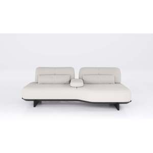 A-Propos Maxi Armless Farmhouse Style Double Depth Right Sectional <b>Sofa</b> One Seat Set with Swivel Chair Velvet Fabric <b>Cover</b> - Product Image 1