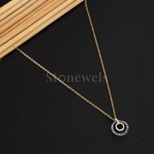 Tranquil Glow Gold/Silver Tachonado Joyería fina Colgantes y dijes Zircon/Moissanite/Lab Grown/Diamante natural - Product Image 4