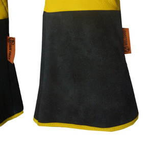 Guante de seguridad industrial con función antideslizante a precio de fábrica, guante de soldadura de cuero dividido de vaca, guante de seguridad de piel de vaca auténtica - Product Image 5