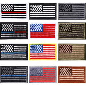 Águila EE. UU. Bandera Parche bordado de alta calidad Hierro en parches de chaqueta para ropa Insignias Pegatinas Apliques de ropa al por mayor - Product Image 3