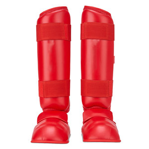 Classic Leather Shin <b>Pads</b> Lightweight Durable Professional Protection Adjustable Comfortable Fit for Football Training <b>Practice</b> - Product Image 1