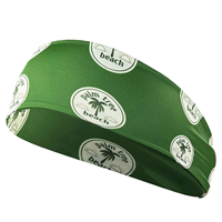 Bandeau d'été en toile premium 2025 avec logo personnalisé et imprimé animalier, fabriqué au Pakistan, taille adulte, réglable, respirant, écologique, à nouer