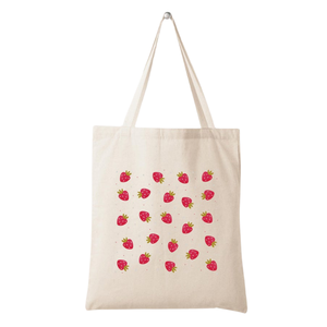 Geometric Pattern Brown Cotton <b>Canvas</b> <b>Tote</b> <b>Bag</b> with Shoulder Handle and Pocket | Custom Logo Printed <b>for</b> Men & <b>Women</b> - Product Image 3