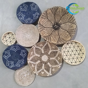 Exportación de artesanías de la fábrica de Vietnam: cesta de pared colgante de jacinto de agua con buen precio y alta calidad - Product Image 5