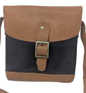 Sac à bandoulière en cuir à la mode et durable Design multifonctionnel décontracté compact avec fermeture à glissière Portable pour hommes femmes - Product Image 1