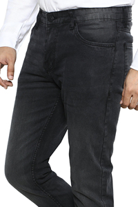 Pantalones de mezclilla personalizados para hombre Fabricante al por mayor OEM Streetwear pantalones de jeans de alta calidad para hombres Fit Straight Summer Denim Pant - Product Image 3