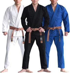 ชุดยูนิฟอร์ม Jiu Jitsu ผ้าฝ้าย100% สำหรับผู้ใหญ่ดีไซน์แบบกำหนดเอง - Product Image 1