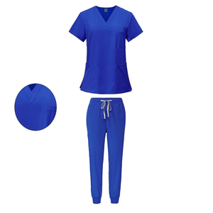 2025 cómodos conjuntos de uniformes médicos para mujeres hechos a medida estirables y transpirables de fábrica al por mayor para uso hospitalario - Product Image 2