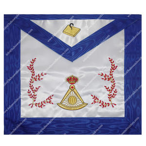 TABLIER MAÇONNIQUE REGALIA RITE ÉCOSSAIS AASR 14E DEGRÉ - Product Image 1