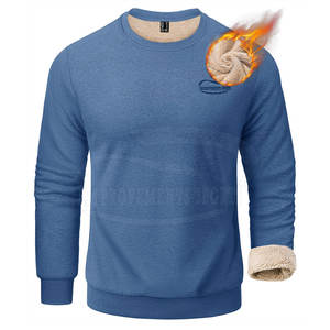 Cotton Blended Bascis Men <b>Fleece</b> <b>Sweatshirts</b> Hot Sale OEM Service <b>Fleece</b> <b>Sweatshirts</b> For Men - Product Image 1