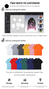 เสื้อมีฮู้ดแบบสวมหัวสำหรับทุกเพศเสื้อมีฮู้ดผ้าฝ้ายขนาดใหญ่ทรงโอเวอร์ไซส์สำหรับผู้ชาย - Product Image 6