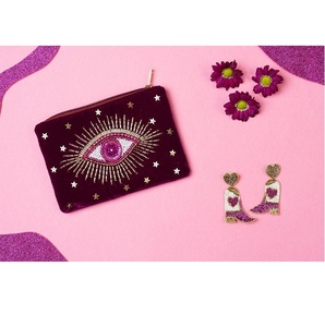 Elegant Beaded <b>Coin</b> Pouch for <b>Women</b> Handmade Crystal Beadwork Small Luxury <b>Purse</b> Fashion Money Holder - Product Image 5