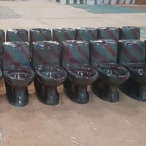 Artículos sanitarios estándar de EE. UU. montados en el suelo, inodoro de cerámica de una pieza que ahorra agua para Baño - Product Image 4