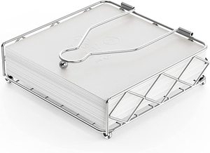 Custom <b>Black</b> Color of Metal Tissue Holder Antique Design Luxury <b>Table</b> Top High Class Quality Fancy Handmade Metal Napkin Holder - Product Image 3