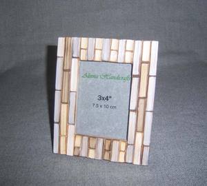 Cadre photo vintage en bois d'os naturel artisanal écologique, taille personnalisée, design moderne, haut de gamme, fait main en Inde - Product Image 6