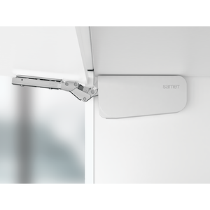 Sistema de puerta elevable sin bisagras Solo-Mech A1 blanco para muebles - Product Image 1