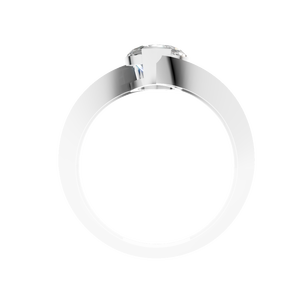 แหวนแต่งงานและหมั้นผู้ชายทองคำแท้ 14K ประดับเพชรโมอิสซาไนต์ทรงมาร์ควิส รับรองโดย IGI ดีไซน์หรูหรา สำหรับขายส่ง - Product Image 4