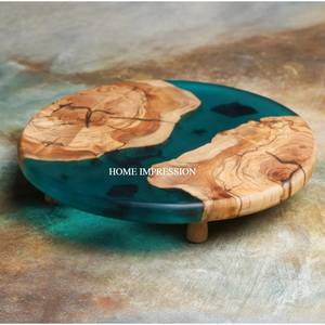2026 Wholesale Kitchen Restaurant Collection Mango Wood Single <b>Food</b> Grade Elegant Decorative Eco-Friendly Dish Serving - Product Image 3