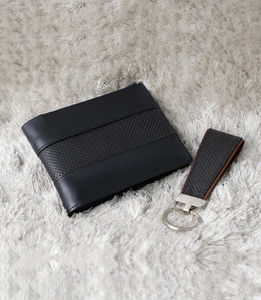 Cartera RFID de cuero genuino de diseñador ligero de alta calidad para hombre, tarjetero Premium directo de fábrica con logotipo personalizado de pliegue corto - Product Image 5