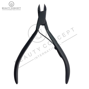 Cortaúñas de color negro Productos de uñas ecológicos de buena venta hechos de acero inoxidable Cortaúñas para cutículas de Beauty Concept - Product Image 6