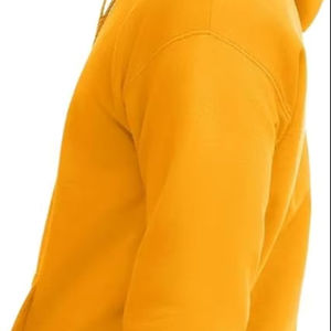 เสื้อฮู้ดผู้ชายผ้าคอตตอนแห้งเร็วระบายอากาศได้ดีใส่ได้พอดีกับ100% สีพื้นลำลองฤดูหนาว - Product Image 1